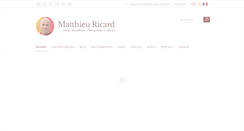 Desktop Screenshot of matthieuricard.org